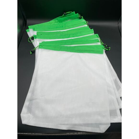 12 Reusable Mesh Produce Bags Fruits & Vegetables 12"x14" Eco Storage - Picture 1 of 5